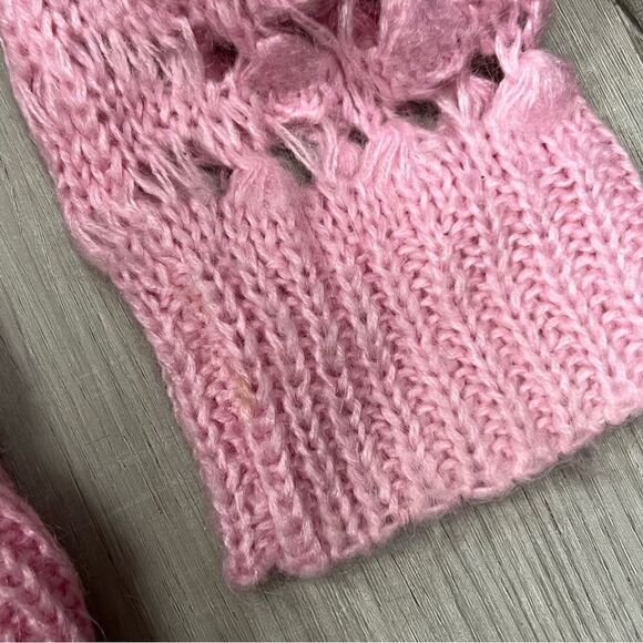 EUC Vintage 90’s y2k Smudge sweater in pink sz XL - Picture 7 of 14